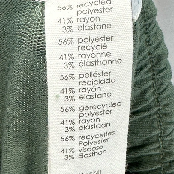 PJ Salvage Elastic Waist Lounge Sleep Pants - Sage Green - RZRLP - Picture 6 of 9